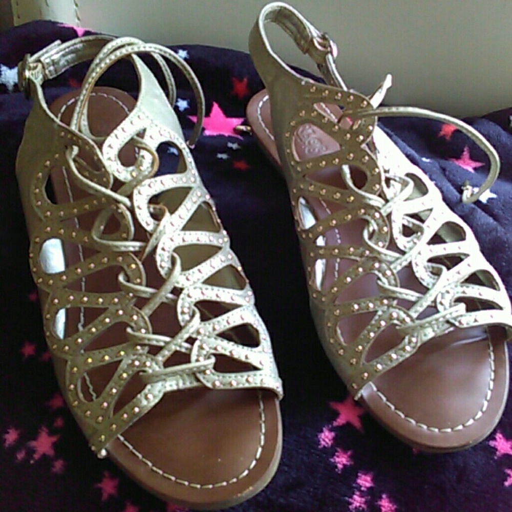Metallic shoes